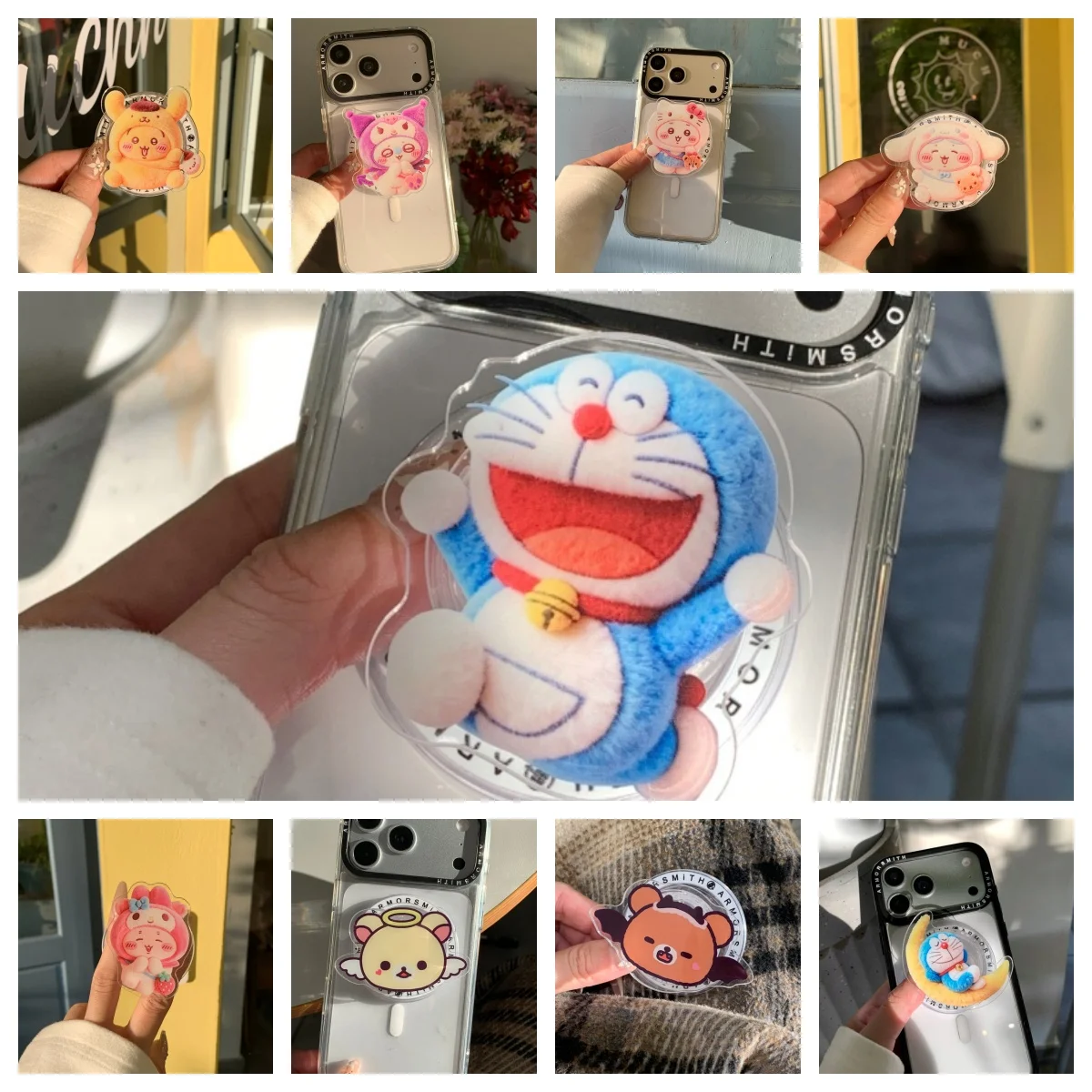 

Магнитный держатель для телефона Sanrio Doraemon с MagSafe, сильная адсорбция, новинка