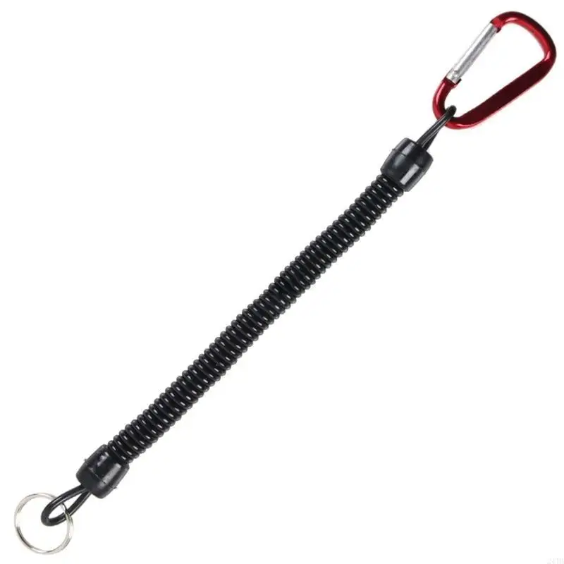 Retractable Spring Elastic Rope Security Gear Tool For Outdoor Hiking Camping 