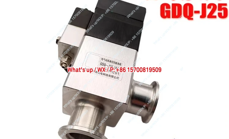 GDQ-J25/B1 Electric Action High Vacuum Baffle Angle Valve, KF New Original Genuine A2