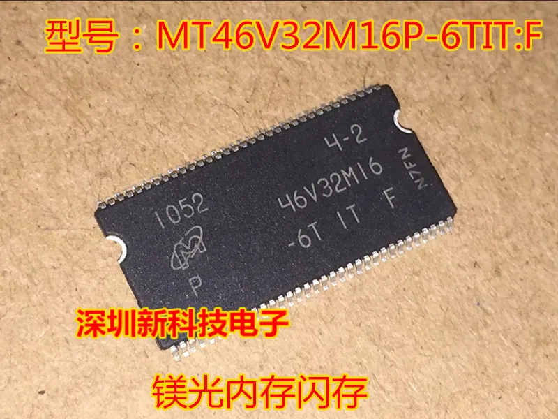 Free shipping    MT46V32M16P-6T IT F DDR 32M*16 TSOP-66    10PCS