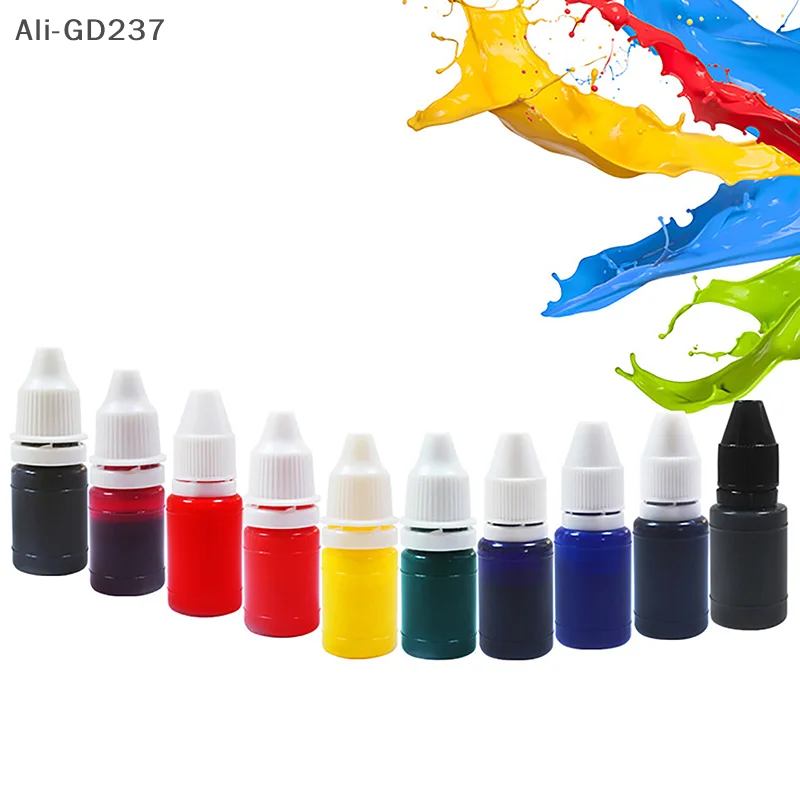 

GD237-For Wood Paper Wedding Scrapbooking Making Seal Office School Supplies 10ml Flash Refill Ink Color Inking Seal Stamp Oil