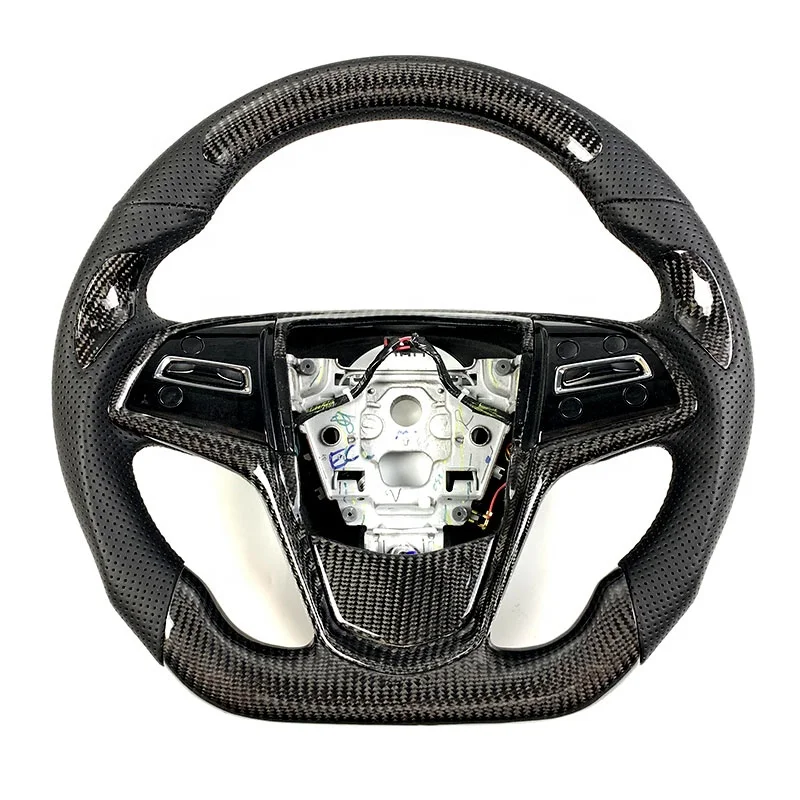 

Custom led carbon fiber for Cadillacs steering wheel ATS XTS CT4 CT5 CT6 XT4 XT5 XT6 carbon fiber steering wheel