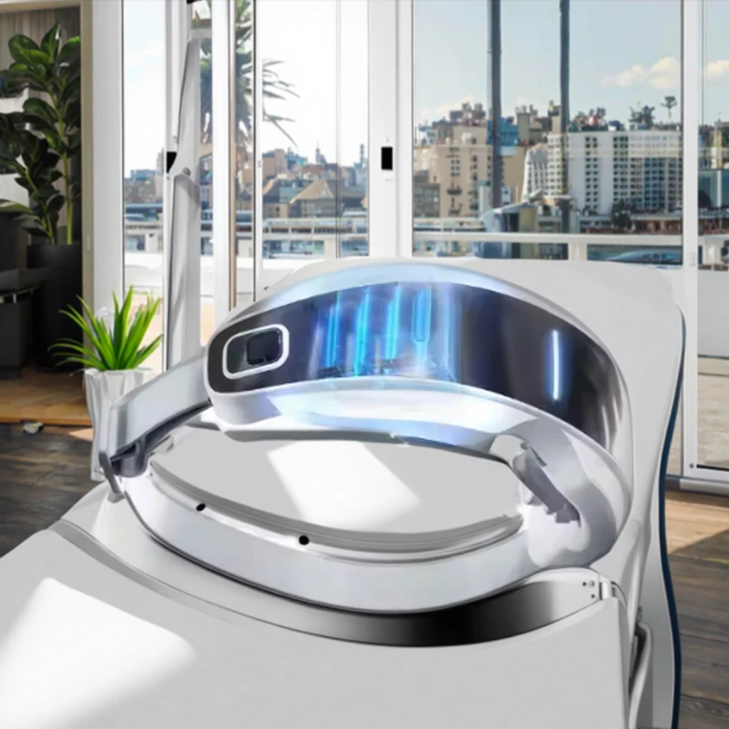 مصنع تصميم جديد بالجملة مدلك الوجه والعين الطبيعي القابل لإعادة الشحن مع معدات التدفئة وتدليك العين