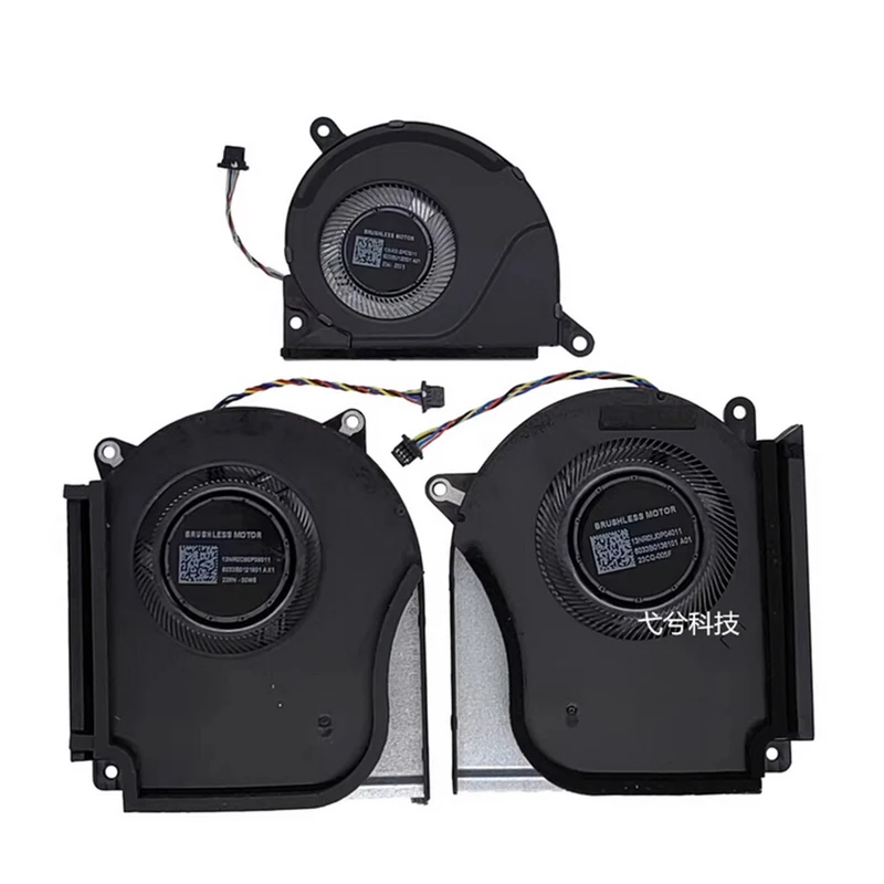 S  For ASUS  ROG Strix G16 G614JV G614JI 2023 Laptop CPU GPU Cooling Fan 12V 5V
