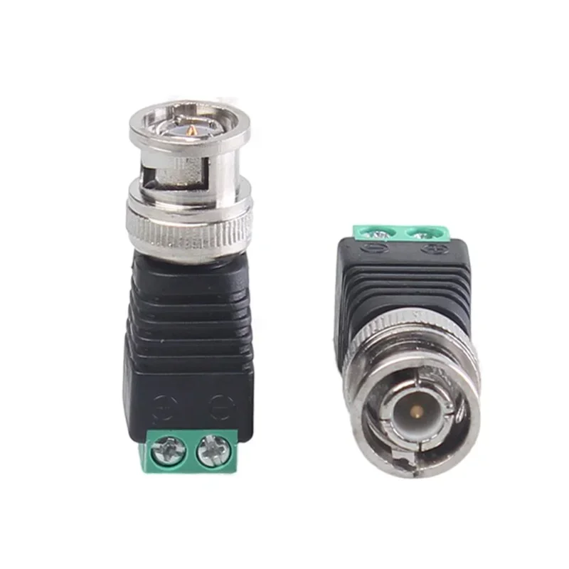 Positive and Negative Welding-free Adapter BNC Male Female Transfer Terminal Monitoring Video Q9 Connector