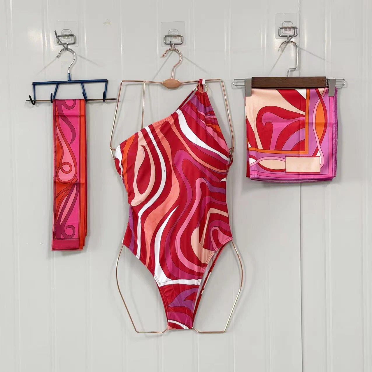 ribbon scarf swimsui