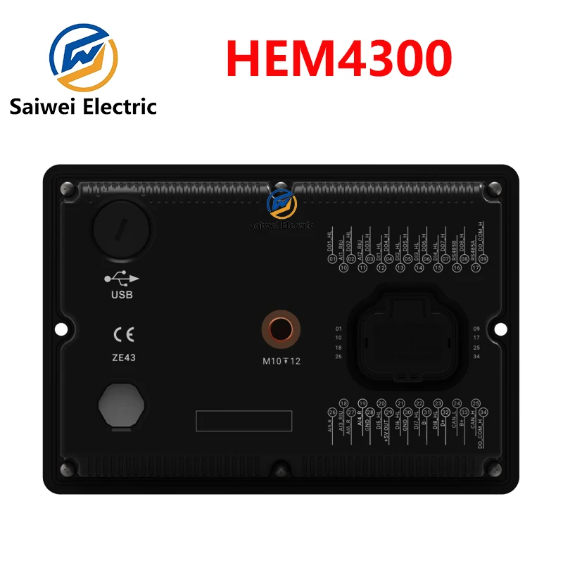 SmartGen HEM4300 Electronically Controlled Engine Controller Construction Machinery Controller Diesel Unit