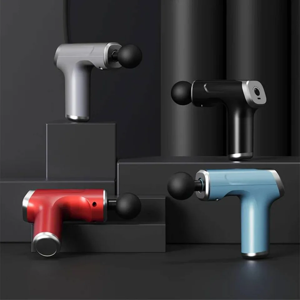 Small Home Fitness Electric Fascia Gun Multi-functional Muscle Relaxation Massager With Wide Body Application