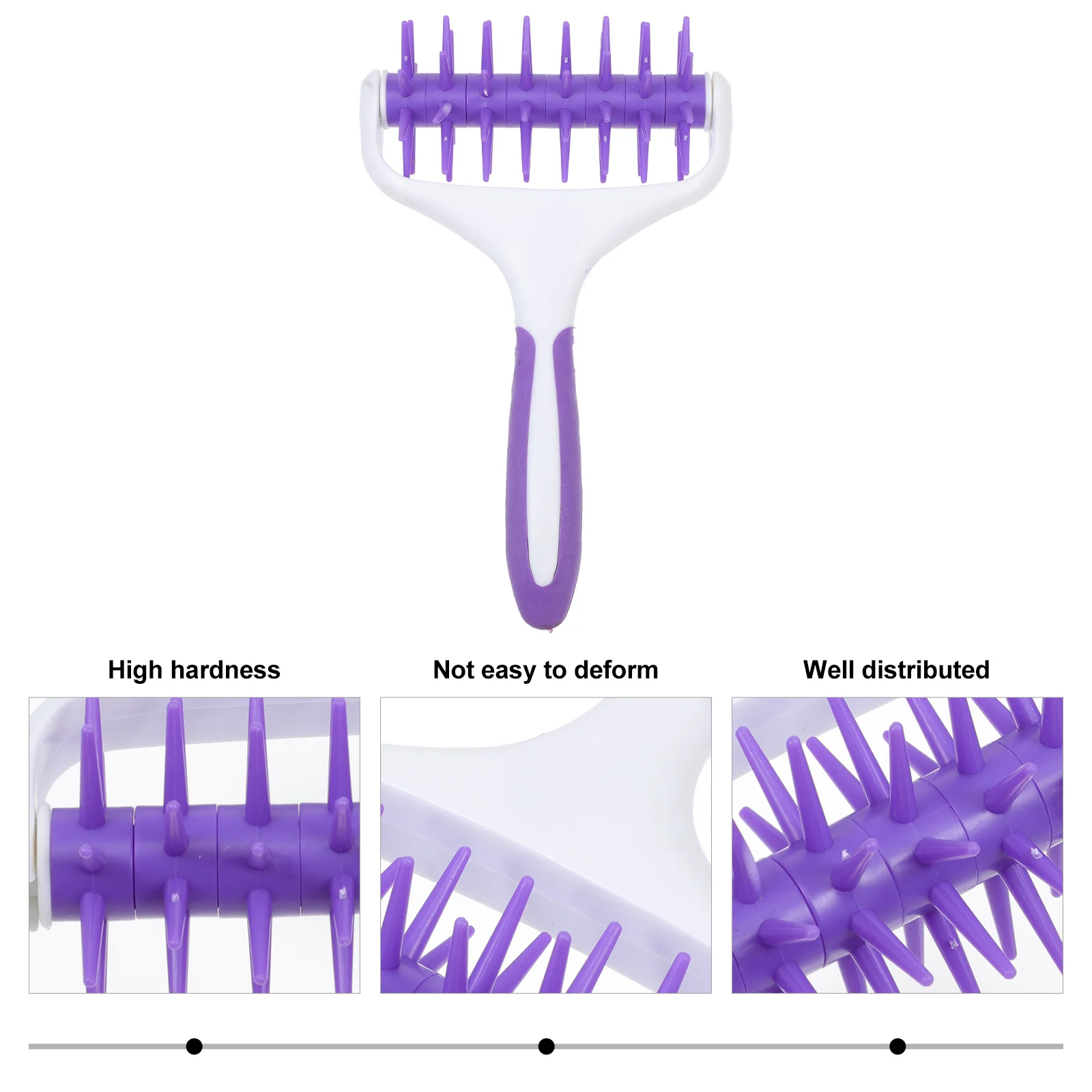 1 قطعة العجين دوكر العجين الخبز نفطة الأسطوانة المطبخ أداة البيتزا إبرة الأسطوانة البيتزا الخبز أداة مقاومة للحرارة #1