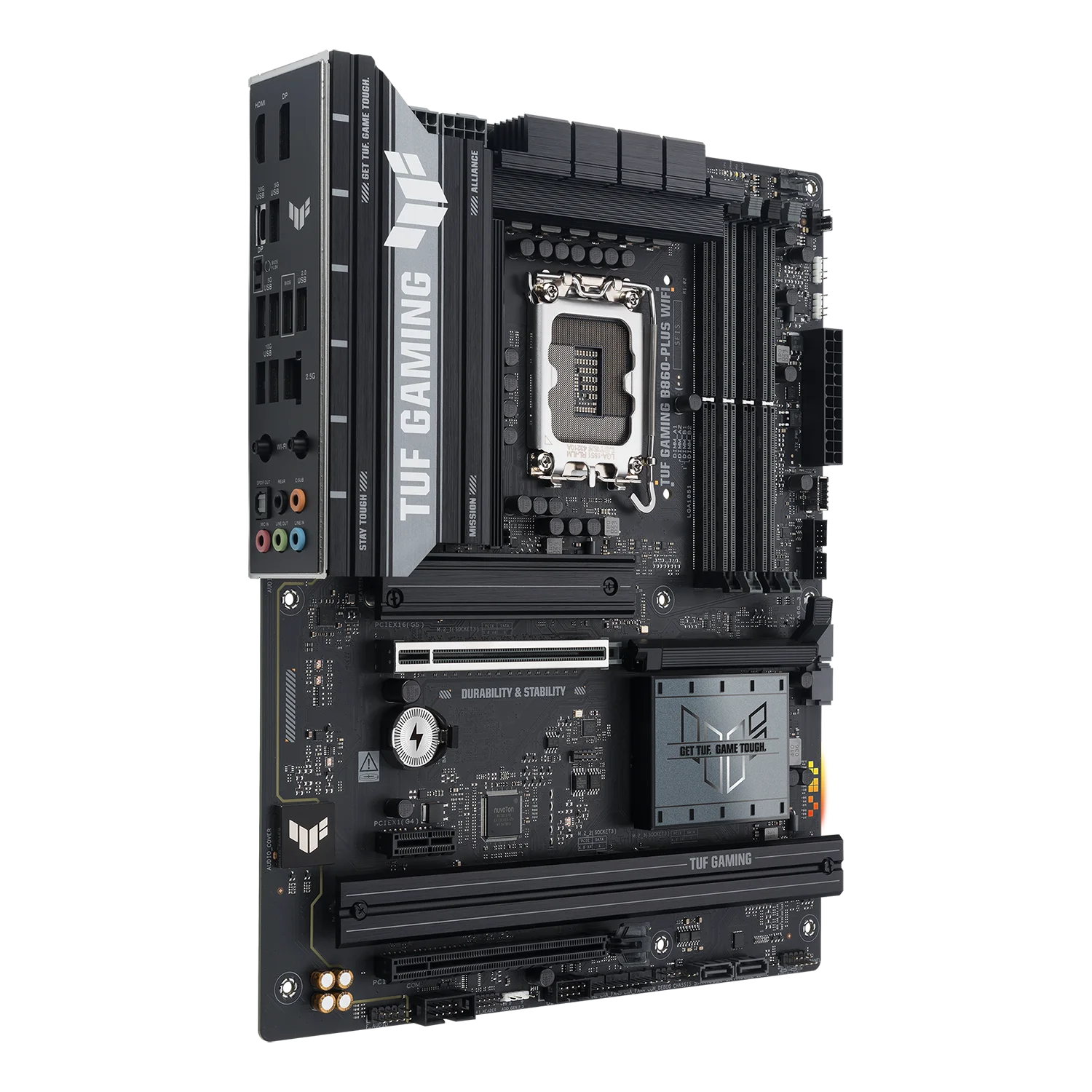 2025 TUF GAMING B860-PLUS WIFI DDR5 8666MT/s Intel CPU Ultra 265K 245K 285K PCIe 5.0 USB 20Gbps New Released Desktop WIFI7