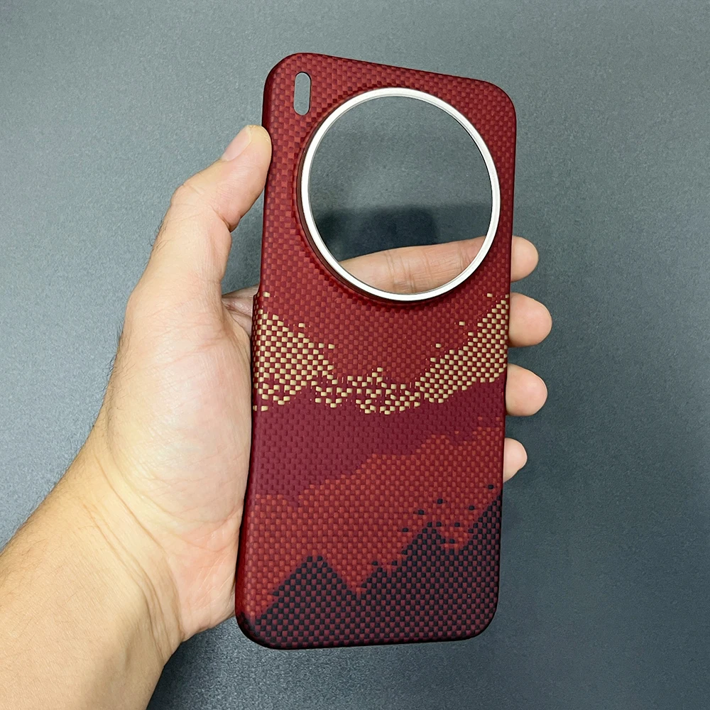 

bottix Carbon Fiber Case For vivo X300 Pro Magnetic Cover X300 Anti-Scratch Hard Aramid Shockproof Shell Skin Coque Colorful