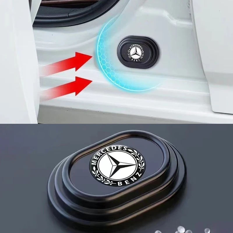 Car Door Anti Shock Pad Silicone Sticker for Mercedes Benz W210 W108 W204 W205 W126 W203 W211 W212 W124 W201 CLA CLK CLS GLA