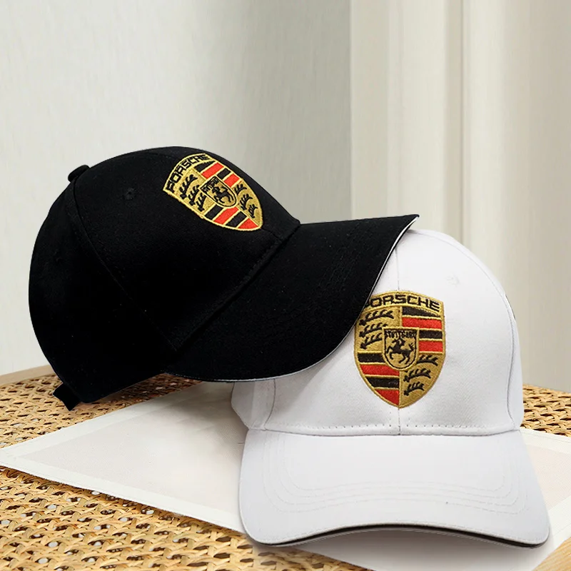 Car Embroidery Emblem Snapback Baseball Cap Adjustable Casual Hat For Porsche 911 Cayenne Carrera 928 Panamera Boxster Macan 918