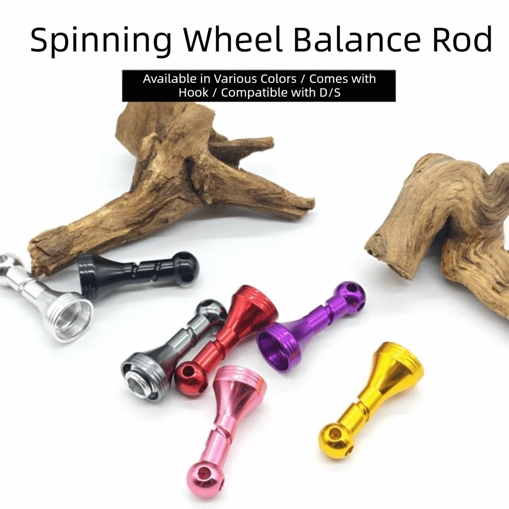Aluminium Alloy Fishing Reel Stabilizer Lightweight Screw-in Type Fishing Reel Balancing Rod Adjustment Spacers Balancing Rod