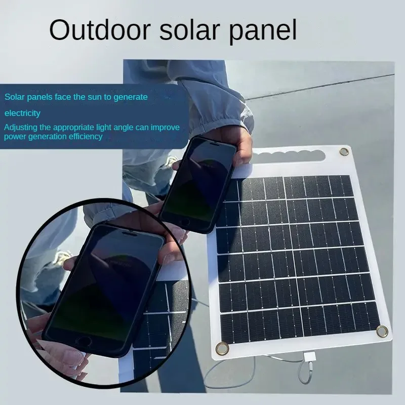 10W USB flexible solar charging board ultra-thin mobile phone Bluetooth headset power bank solar panel  solar phone charger