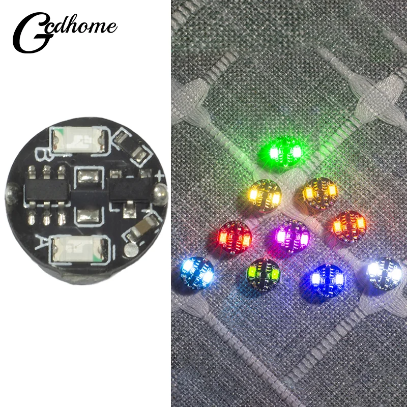 1pcs DIY Accessories LED Magnetron Switch Lighting Chip Animation Hand To Do Plus Light Model Toys Wireless Lamp