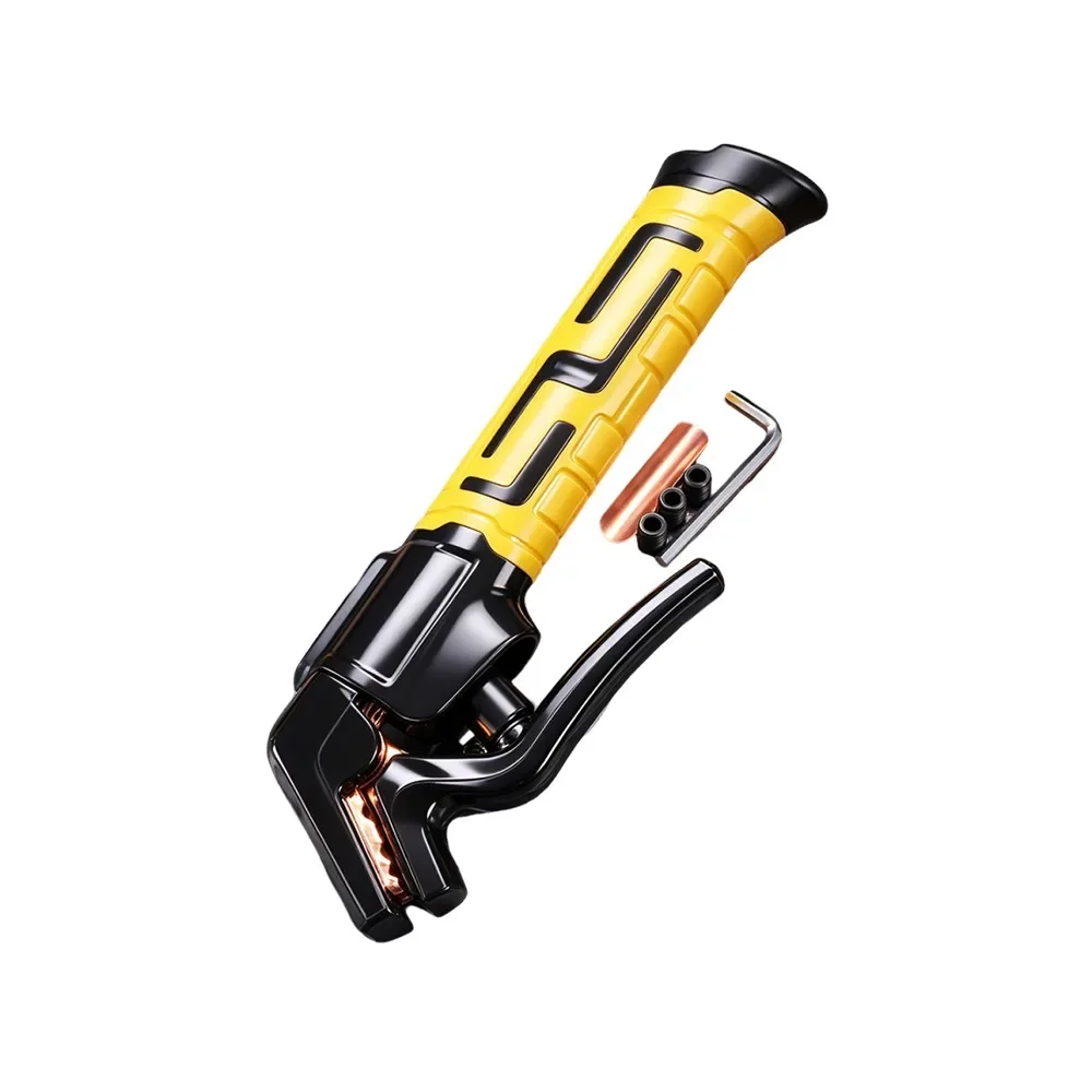 HLH 300/600/800/1000A Welding Tongs Bent Head High Temperature Resistant Welding Electrode Holder Heat Resistant Anti Scald