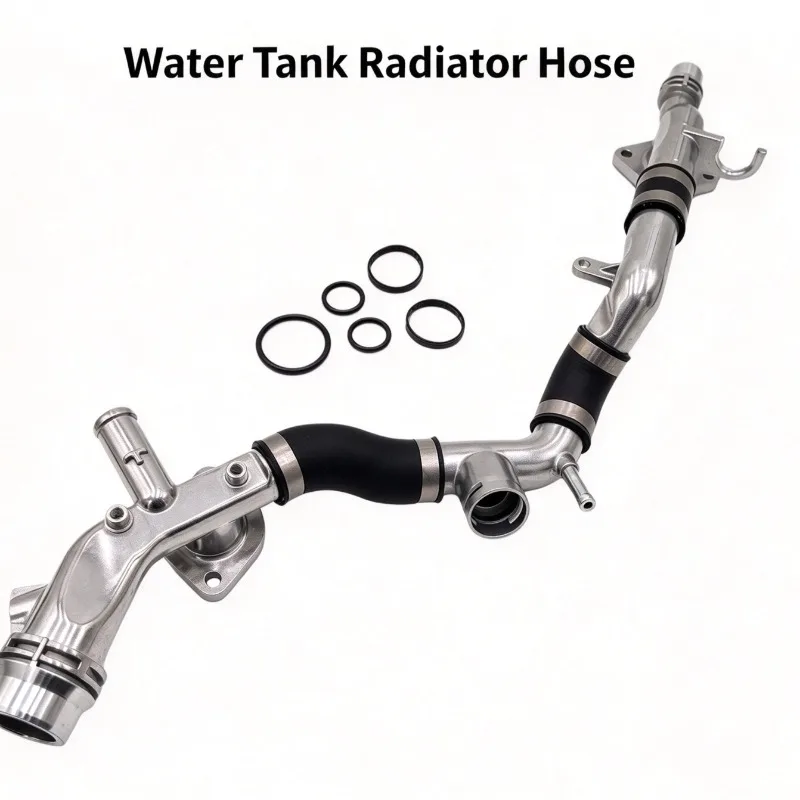Improved Coolant Water Pipe Compatible with Audi, PN 06E121045AE 06E121045AD 06E121045BA 06E121045Q, Cooling Hose Replacement