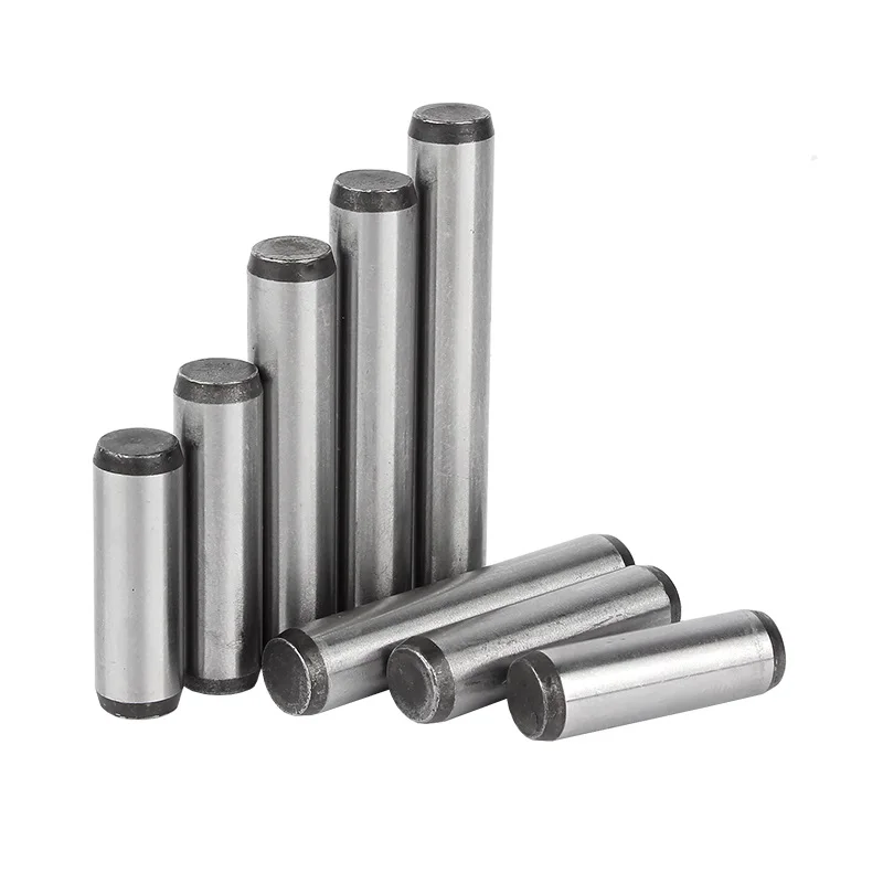 دبابيس وتد أسطوانية صلبة 45 # الصلب عالية القوة كوينش تصلب الصلب المعادن الثابتة الموازية دبوس M3 M4 M5 M6 M8 #4