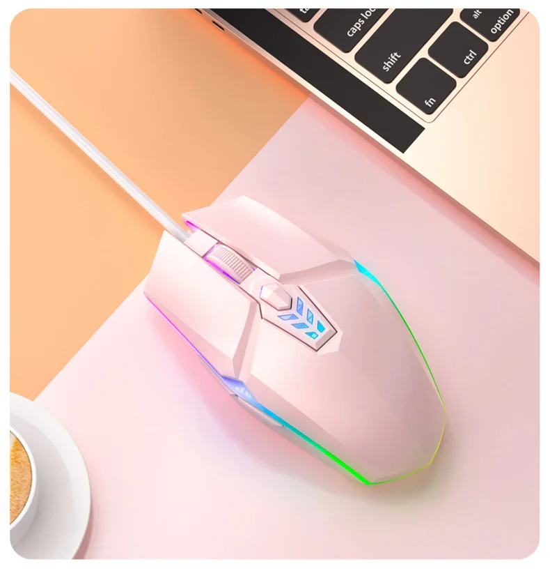 

Factory Wholesale Gaming Mouse Wired Optical USB Silent LED Light Ergonomic Mouse for Laptop Desktop Computer Office Students