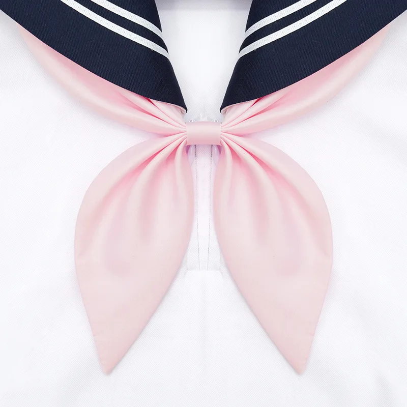 Japanese School Girl Cosplay Anime Sailor Suit Bow Tie Bowknot Neckties JK Girls Bowtie Sailor Uniform Collar Ties Sexy Clubwear