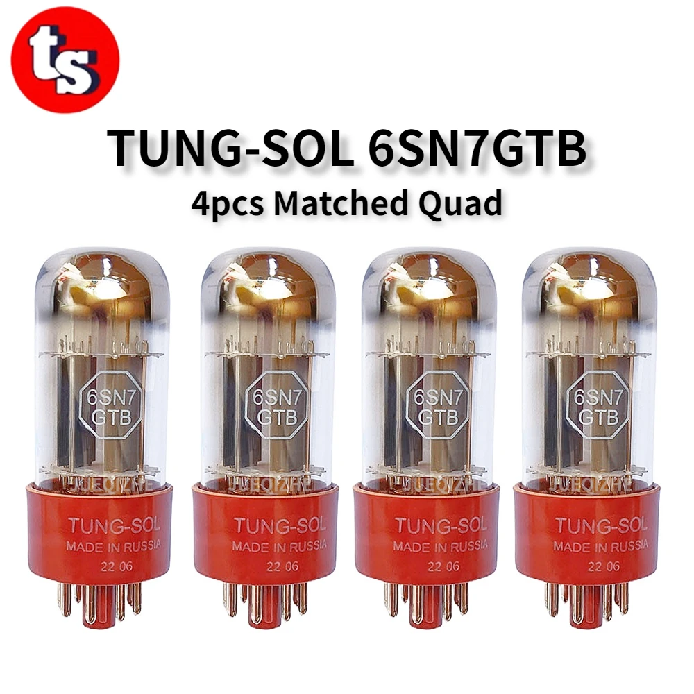 

TUNG-SOL 6SN7GTB 6SN7 Vacuum Tube Replaces 6SN7GT 6N8P 6H8C CV181 HIFI Audio Valve Tube Amplifier Kit DIY Matched Quad