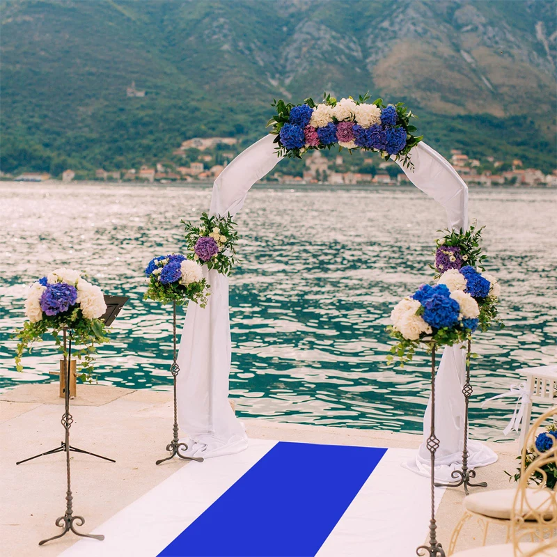 1M/1,2M Königsblau Hochzeit Vlies Outdoor Luxus Korridor Läufer Teppich Dekoration Hochzeit Zeremonie Weihnachten Party – Detail 15
