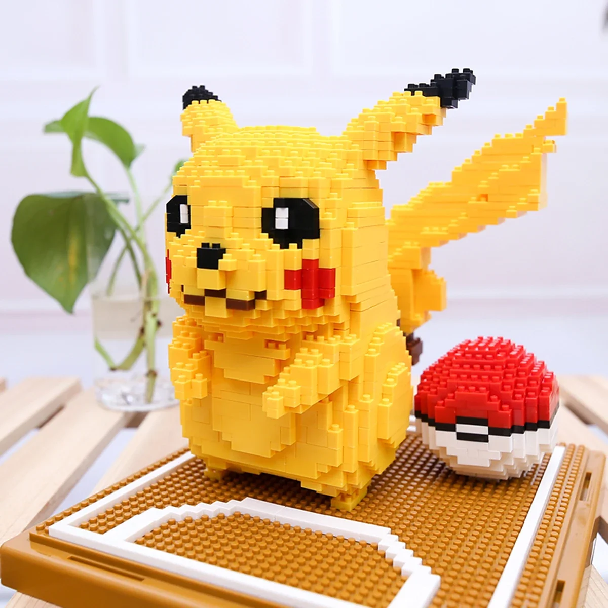 Pokemon Pikachu Micro Building Blocks LNO 157 Poke Ball Giochi Puzzle Modello 3D Mini Mattoni Figura Giocattoli Per Il Regalo Di Natale