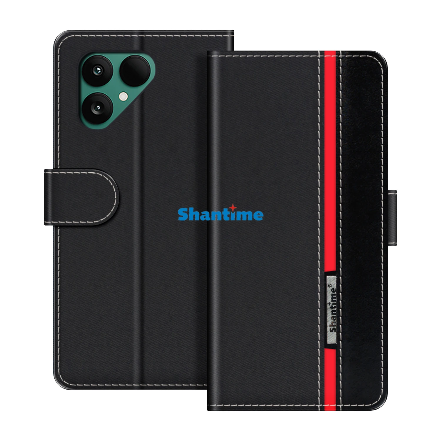 

Совместим с Fairphone 6 Fairphone Gen. 6, защитный чехол, чехол для книги, кошелек, чехол для мобильного телефона, складной чехол-подставка, чехол для мобильного телефона