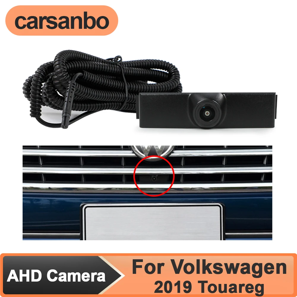 

Carsanbo AHD 1080P OEM Car Front View Camera for Volkswagen 2019 Touareg Night Vision Fisheye 150° Waterproof Parking Monitoring
