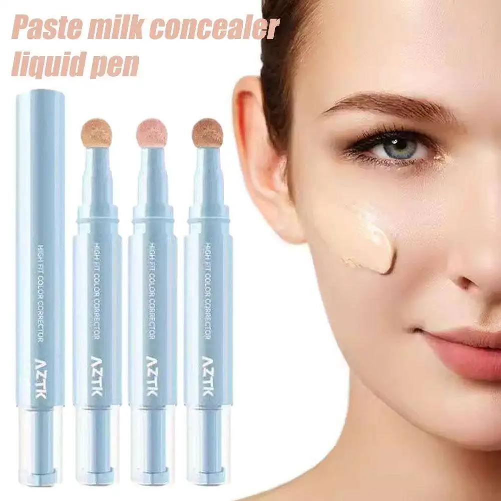 Concealer Pen Foundation Lasting Moisturizing Facial Makeup Concealer Acne Cover Skin Dark Tone Circles Stick Spots Modify D3X0