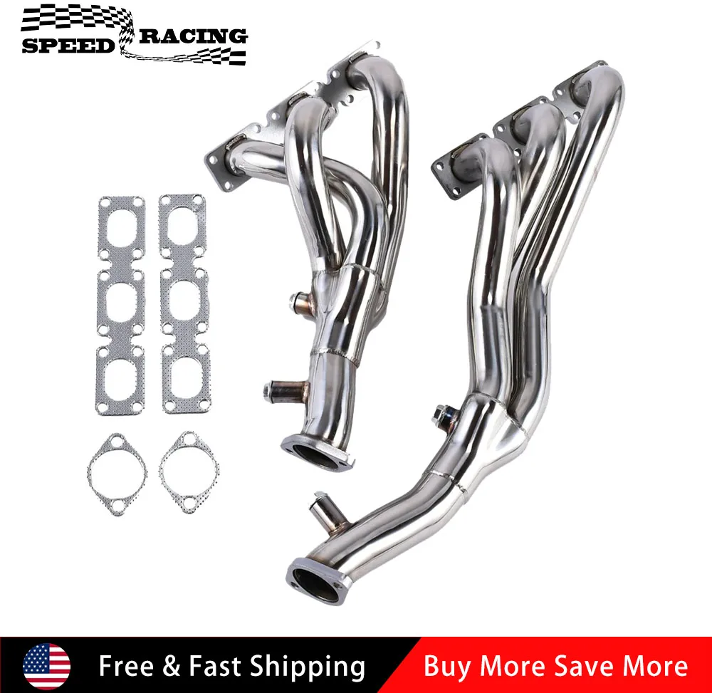 

Sliver Stainless Steel Exhaust Header for BMW E46 E39 Z3 2.5L 2.8L 3.0L L6