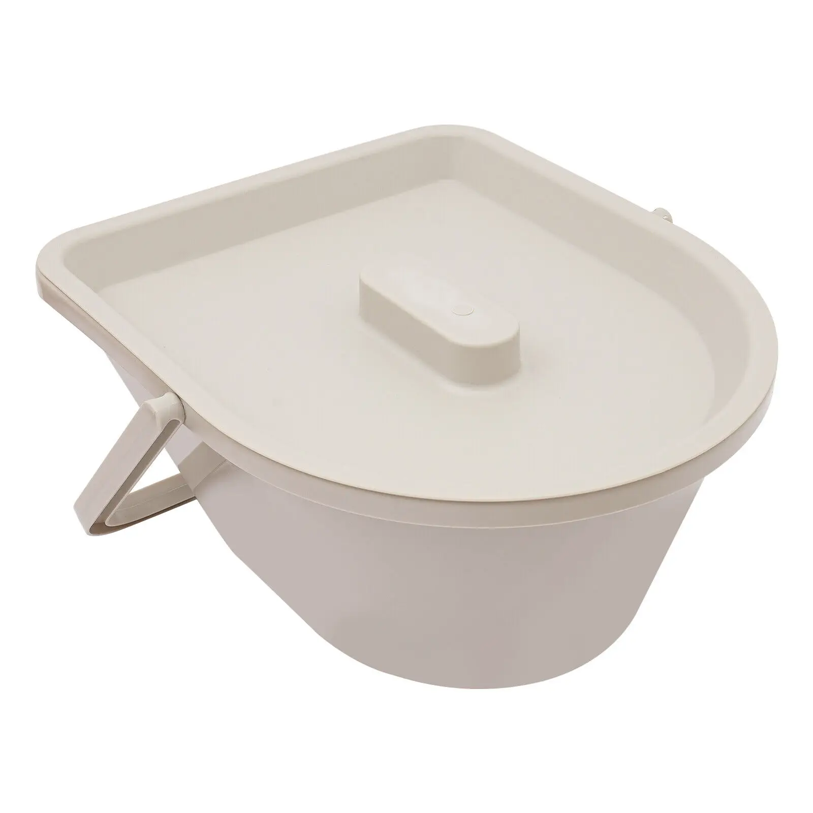 كرسي ريا وايت شديد التحمل بجانب السرير، ارتفاع قابل للتعديل، ضوء ليلي لكبار السن #6