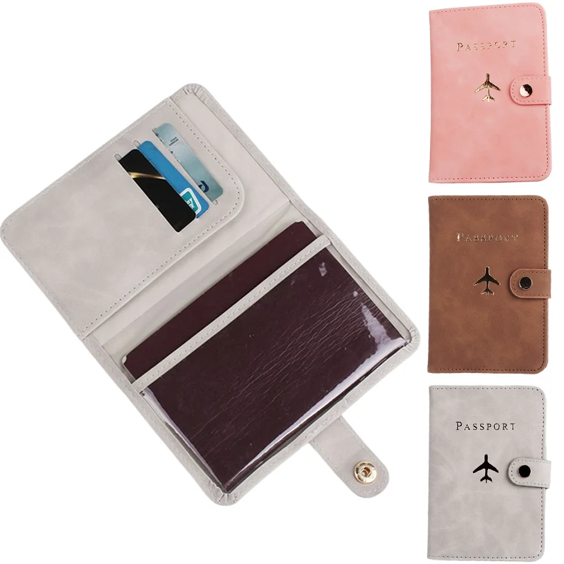 

Fashion Travel Passport Cover Case Bags Pu Leather Men Women ID Credit Card Passport Holder Packet Wallet Purse Bags Pouch