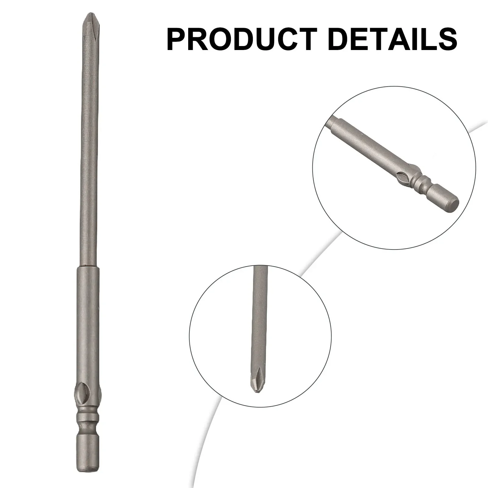 Electric Cross Screwdriver Bits Round Shank PH00 PH0 PH1 PH2 Magnetic Electric Cross Screwdriver Bits Hand Tools For 800