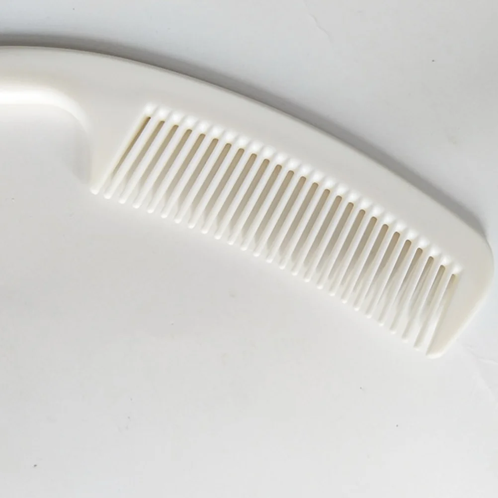 

2 шт. расчески с изогнутой ручкой, пластиковые эргономичные конструкции для пожилых людей и инвалидов с 2 типами расчески с зубцами, расческа с длинной ручкой