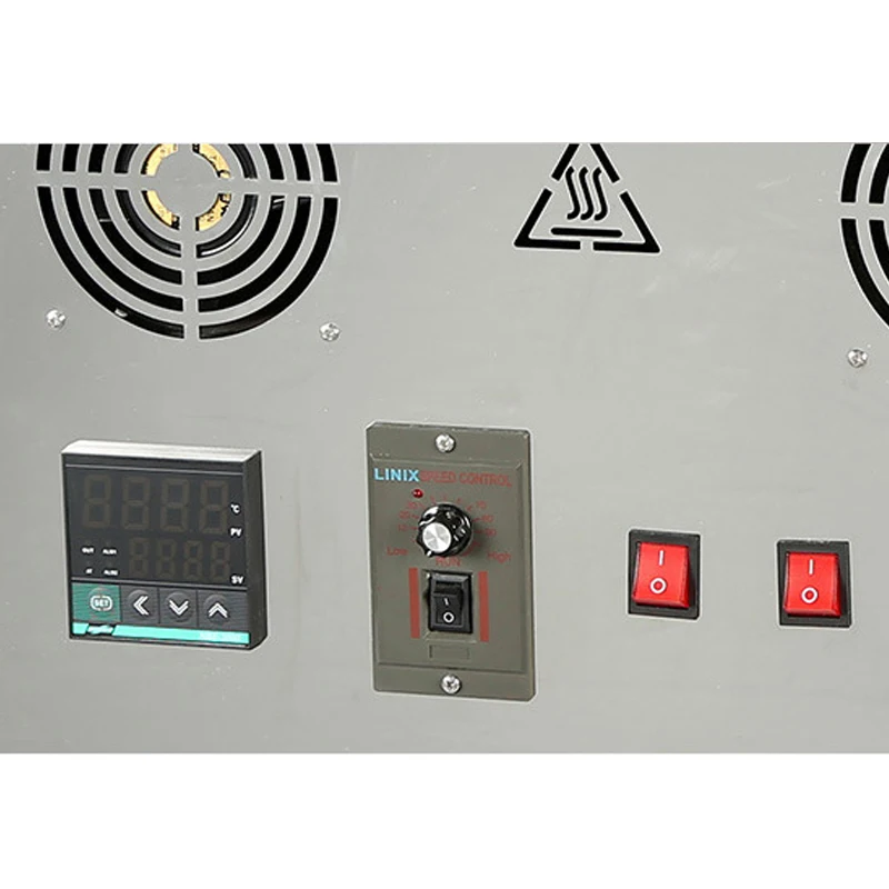 NP-10อบพิซซ่าแบบอัตโนมัติแสดงผลแบบดิจิตอลเตาอบพิซซ่าแบบโซ่เตาอบเชิงพาณิชย์