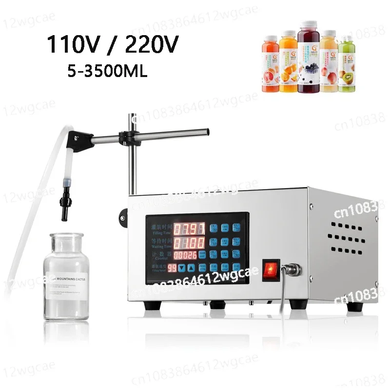 Automatic Liquid Filling Machine CNC White Wine Drink Fruit Juice Milk Perfume Cosmetic Weighing Divider 5-3500ML Quantitative