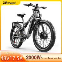 Shengmilo S600 Fat Tire E-bike 2000W Powerful Dual Motors 26 Inch Wheels 48V 17.5Ah Samsung Battery