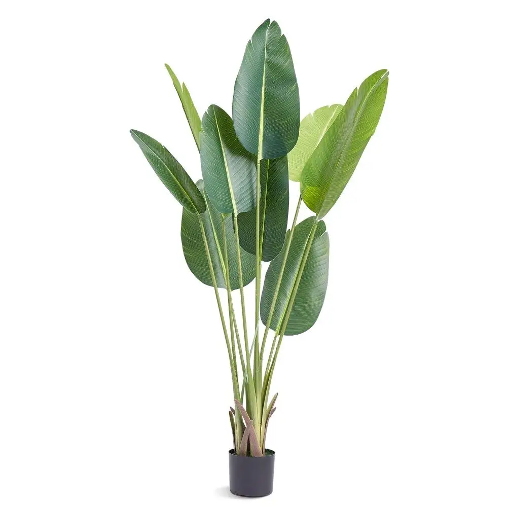 

Lifelike 5FT Artificial Paradise Bird Tree Faux Plant Indoor Outdoor Decoration PE Material Anti-Tip Low Maintenance Greenery