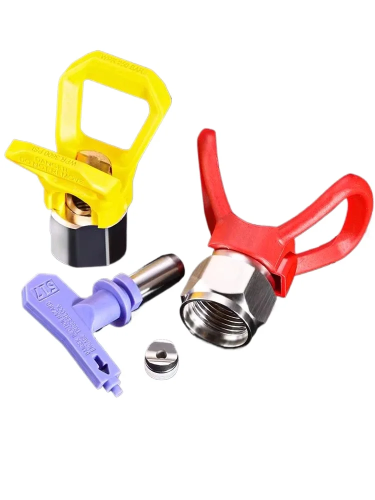 

Universal Airless Sprayer Gun Nozzle Tip & Duckbill Seat Accessory for Putty Paint Latex Spraying Tool Multi-Size Fit