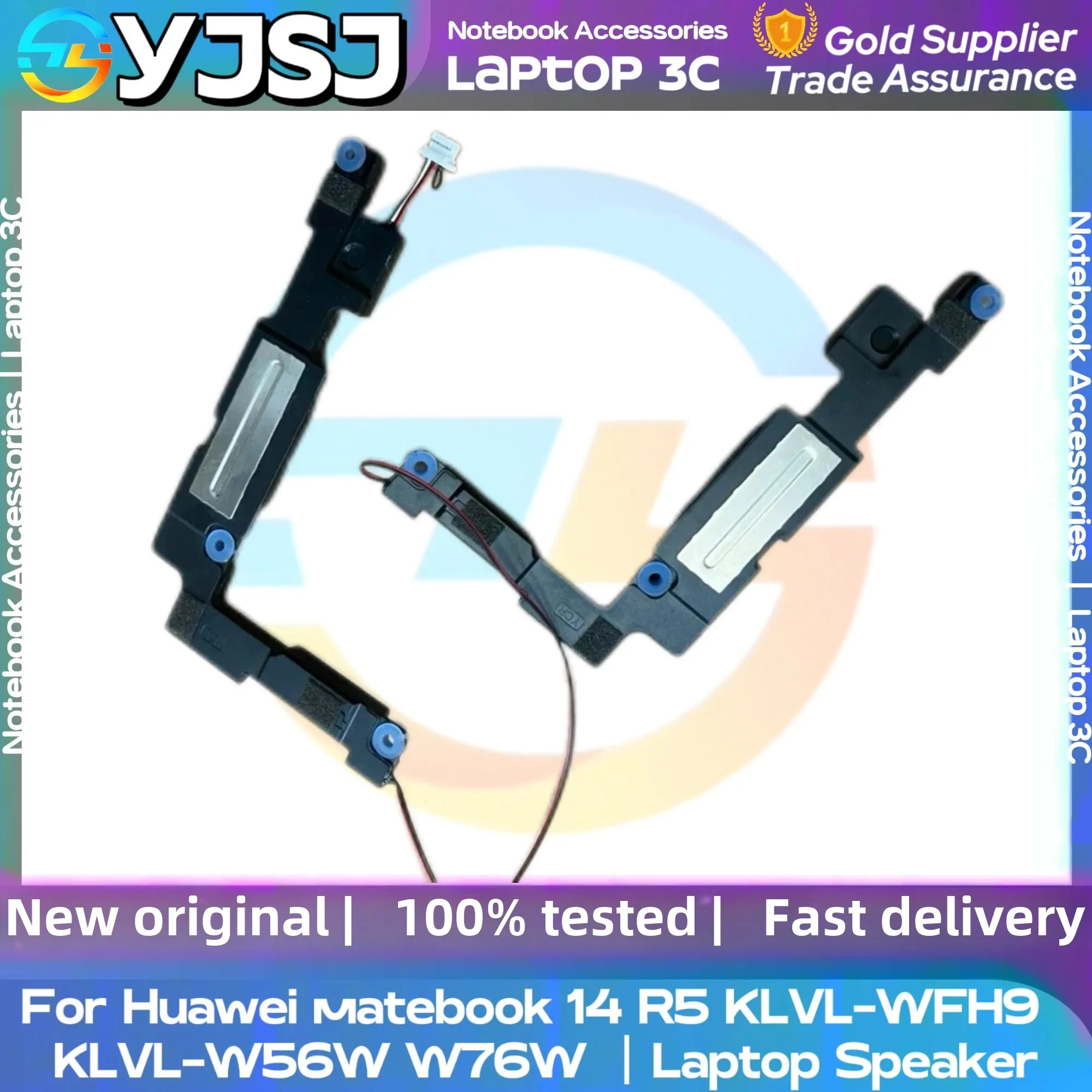 New Original Laptop Speaker For Huawei MateBook 14 KLV-W19 W29 WX9 KLVC-WFE9L KLVL-WFE9 KLVL-WFH9 built-in speaker horn audio