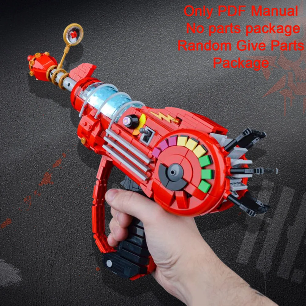 DIY Game Weapon MOC-108544 Call of Duty Ray Gun Building Blocks PDF Manual Parts List (Only PDF Manual,No parts）