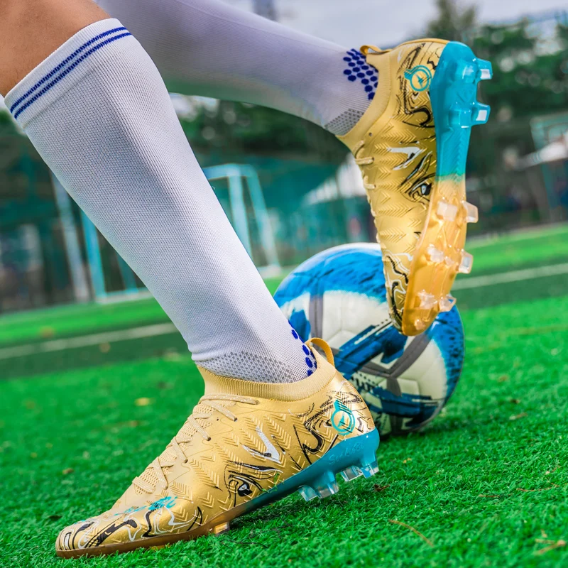 

Новые мужские футбольные бутсы, спортивные дышащие профессиональные тренировочные футбольные сверхлегкие кроссовки, унисекс, бутсы для травы, мягкие ботинки