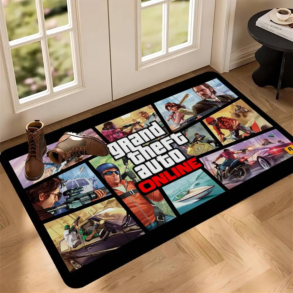 سرقة السيارات الكبرى الخامس المدخل السجاد عدم الانزلاق غرفة الغسيل حصيرة الغسيل ديكور شرفة الطفل غرفة المعيشة المرحاض البساط