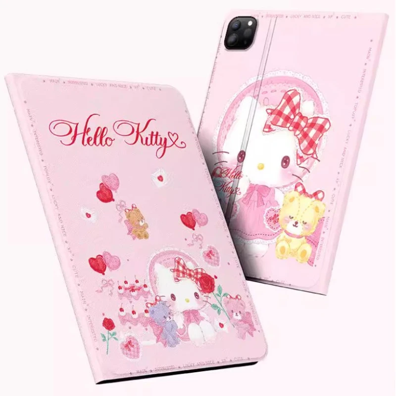 Hello Kitty For iPad Case Funda ipad 8 9 10 10.2in Air4 5 10.9in M2 M3 A16 11in Tablet Cover Pro 4 5 6 12.9in M4 Protective case
