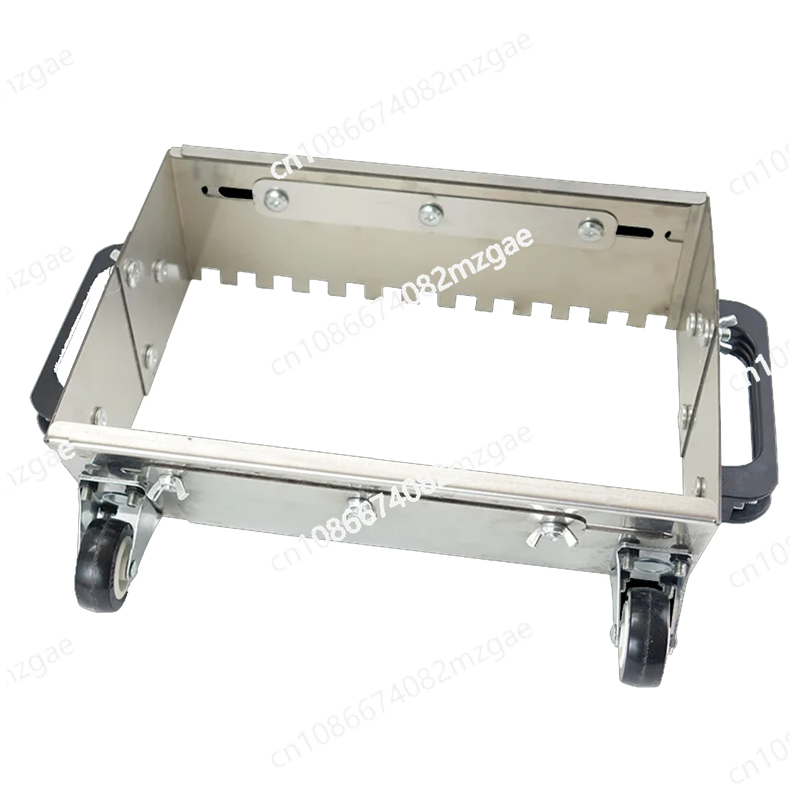 Adjustable notch spatula with wheel tile leveler square box flat sand leveling brick paving tool 400-800 mm