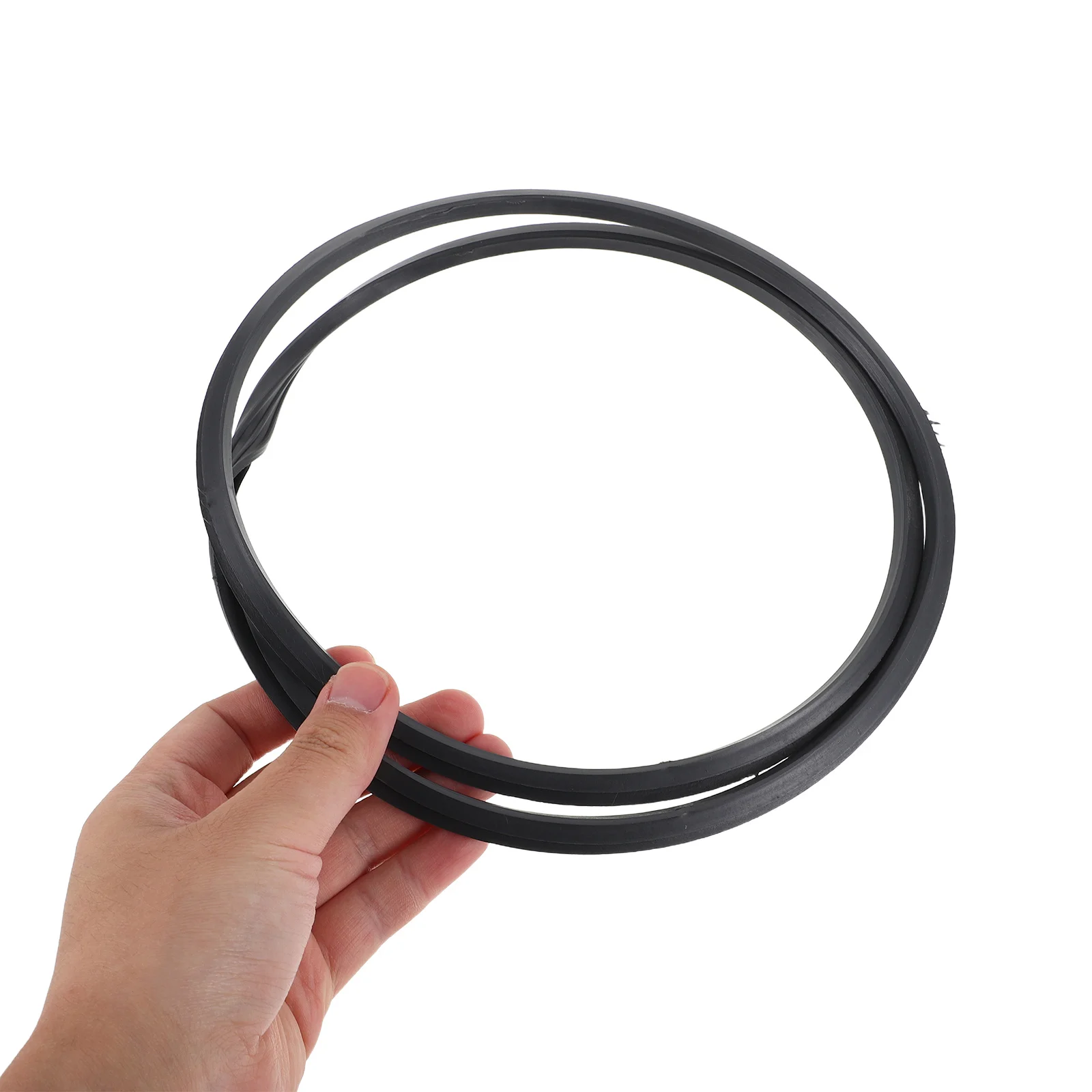 

2pcs Salon Chair Base Ring 38.5Cm Black Hydraulic Styling Chair Gasket For Tile Wood Floor Durable Universal Fit Salon Equipment