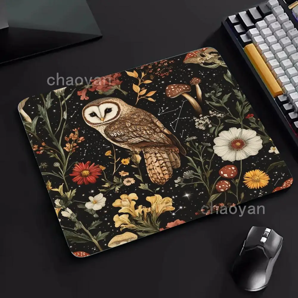 

Винтажный настольный коврик с цветочным принтом, темный коврик для мыши Cottagecore, коврик для клавиатуры с ботаническим цветочным узором, декор для офиса и настольных аксессуаров