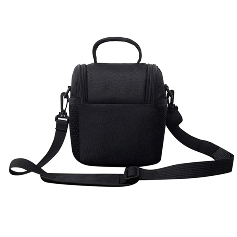 Bolsa para câmera slr, bolsa leve para fotografia, alça de ombro ajustável, bolsa para câmera, bolso com zíper para nikon d40